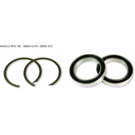 BB30 service kit with 2 clips and 2 x 6806 angular contact bearings
