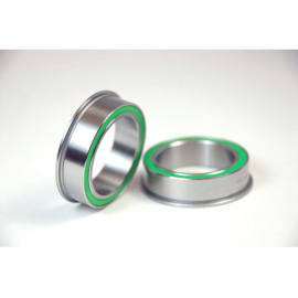 BB86 to 30 mm Replacement Bearing 30mm ID X 41mm OD Flanged  Dual Row Stainless