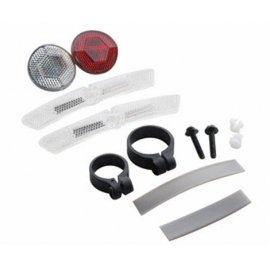 CATEYE BICYCLE REFLECTOR KIT FRONT, REAR & WHEELS:
