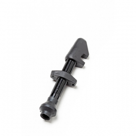 Lightweight alu tubeless valve for 18-25 mm deep rims - black