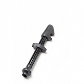 Lightweight alu tubeless valve for 26-35 mm deep rims - black